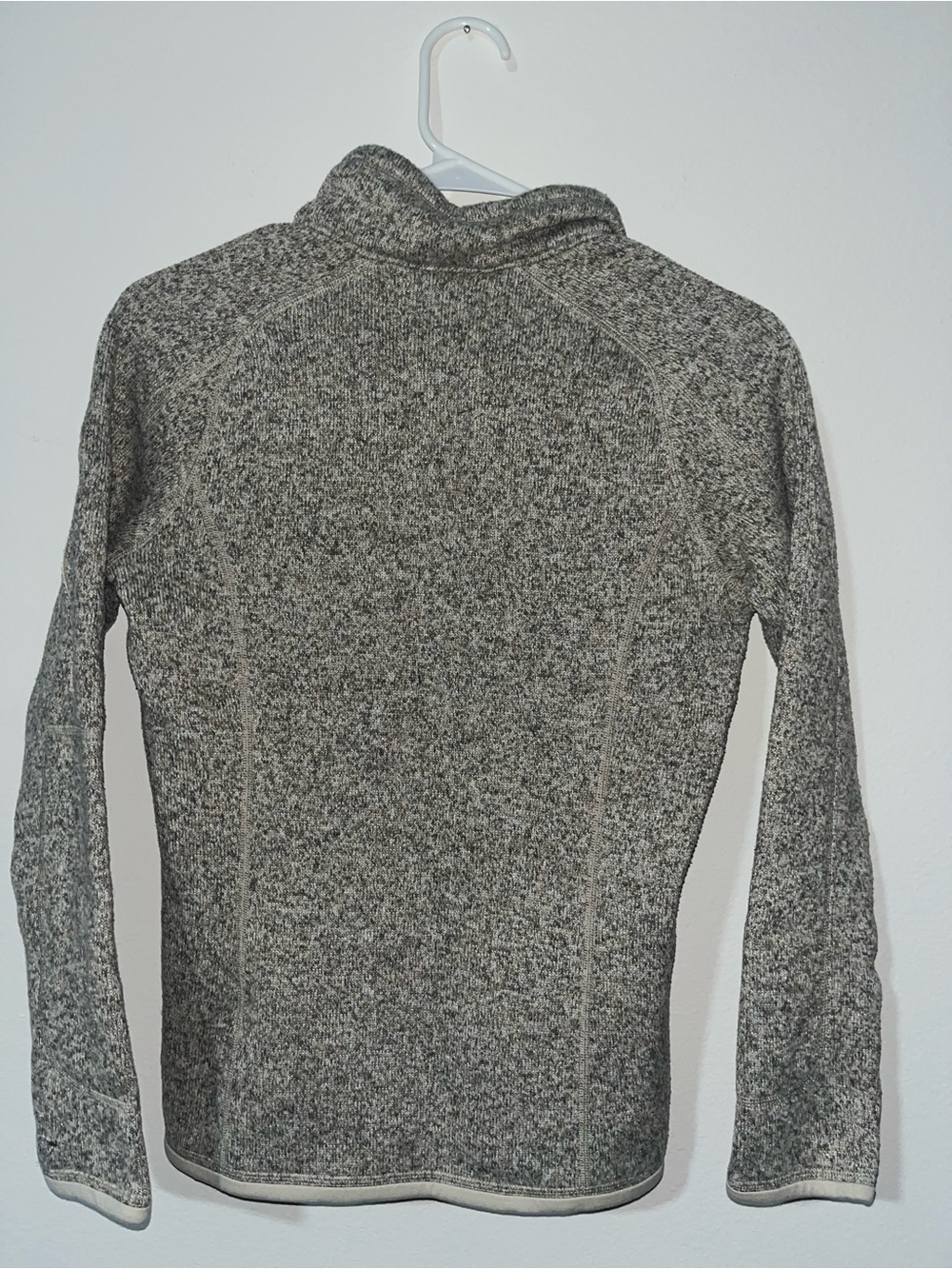 Patagonia Light Gray Half-Zip Fleece Pullover Size XS - Picture 5 of 5